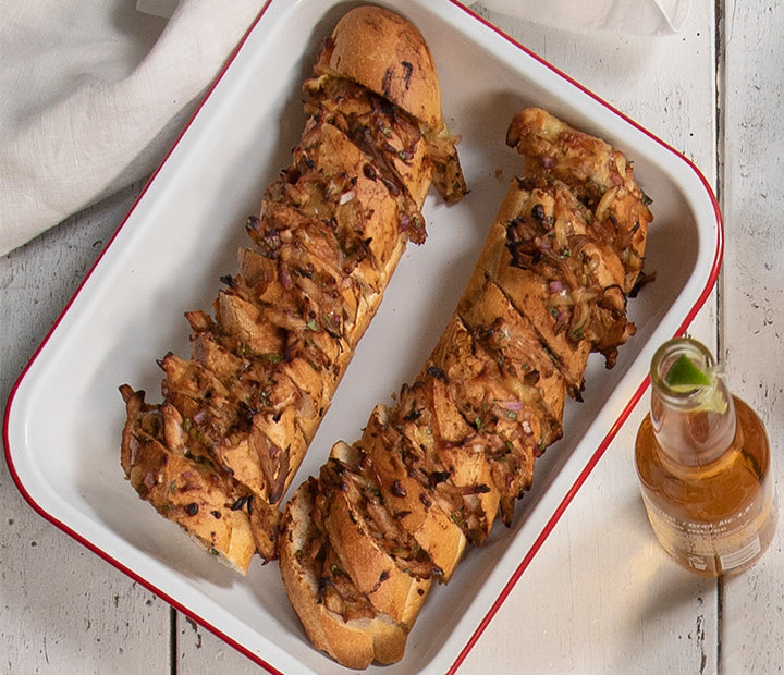 BBQ Chicken Stuffed Bread