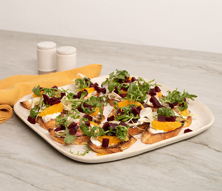 Beet & Orange Bruschetta