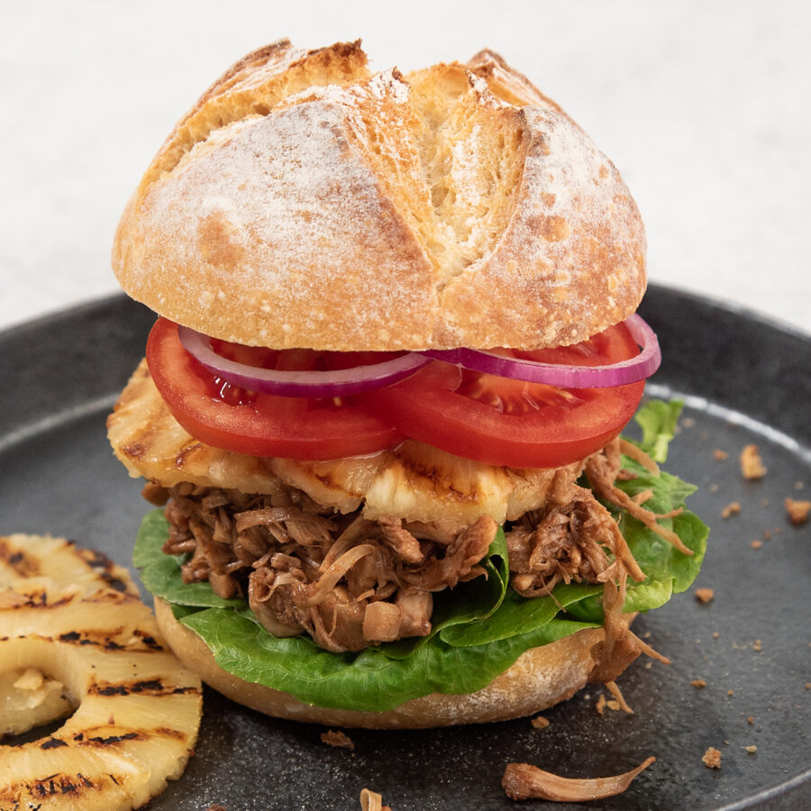 Jackfruit Vegan Pulled ‘Pork’ Burger