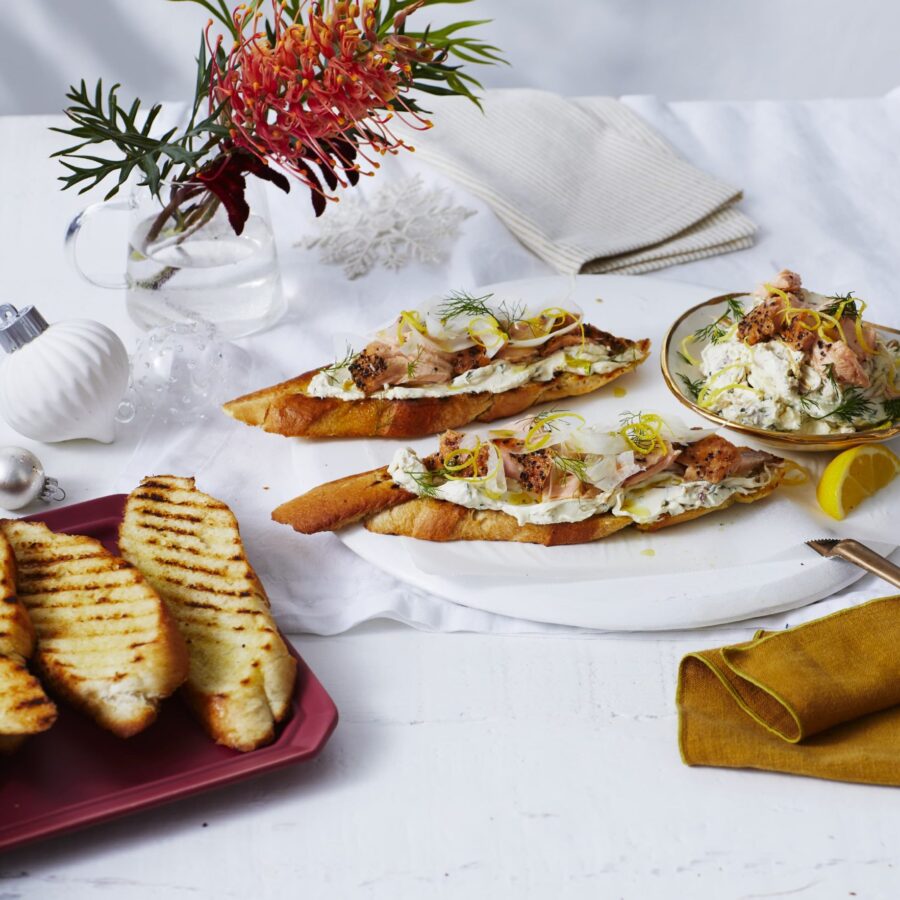 Salmon & Fennel Bruscetta Recipe