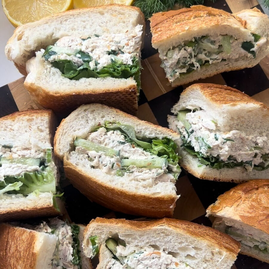 Chicken Cob Loaf Sandwich Recipe