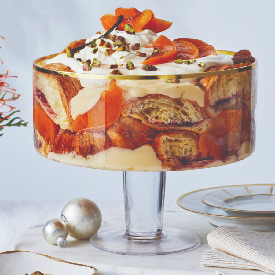 Eggnog Croissant Trifle Recipe