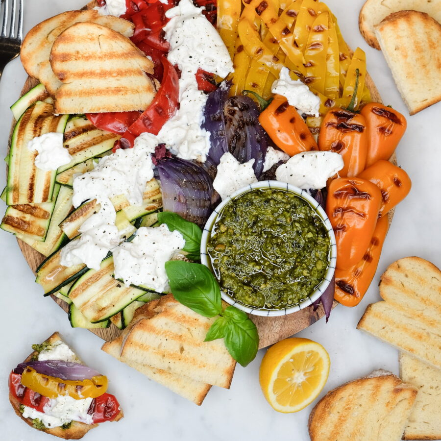 Grilled Mediterranean Vegetable Platter Recipe