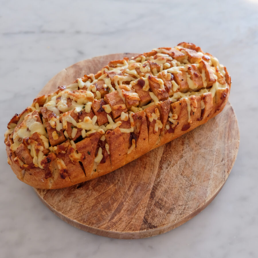 Garlic & Caramelised Onion Sourdough Pull-Apart