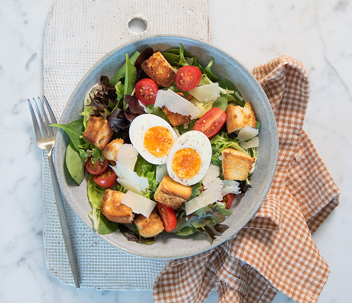 Green Salad with Croutons