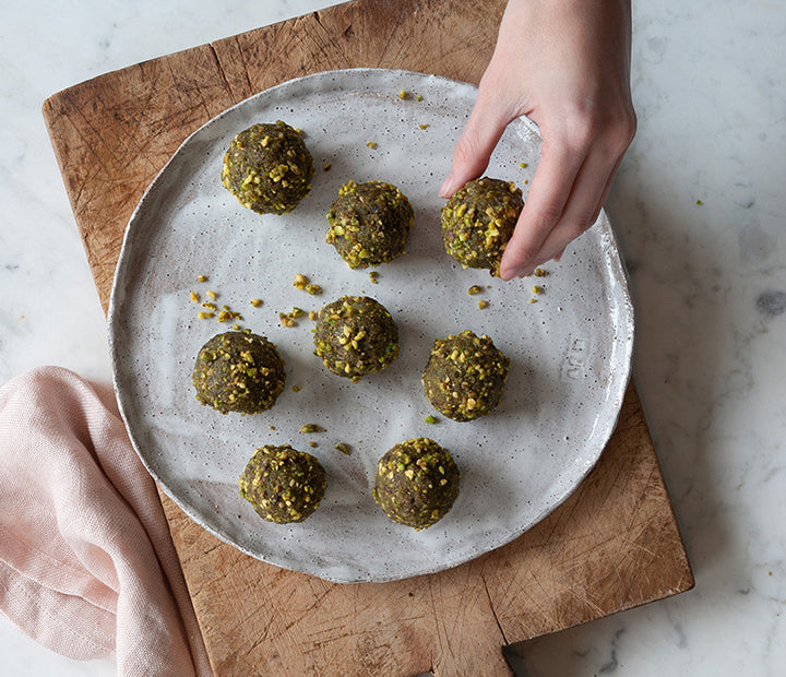 Green Tea Protein Balls
