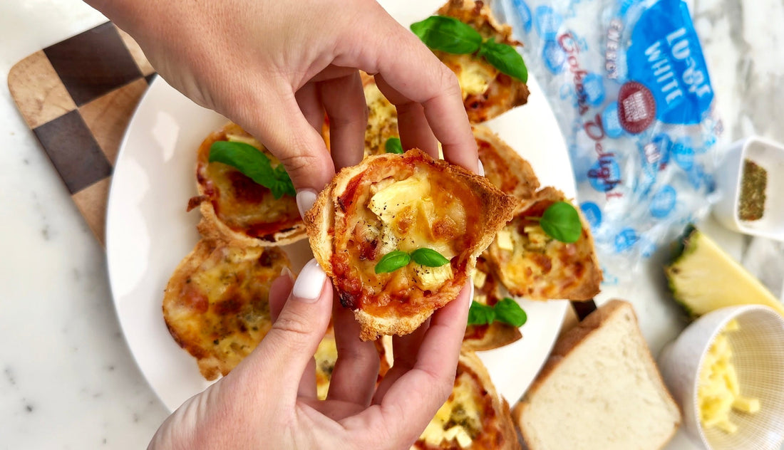 Hawaiian Pizza Toast Cups Recipe