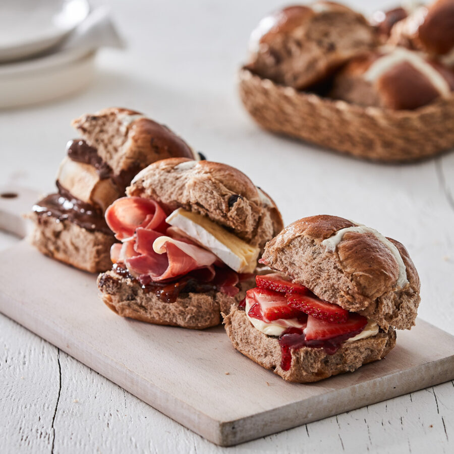 Hot Cross Buns 3 Ways Recipe