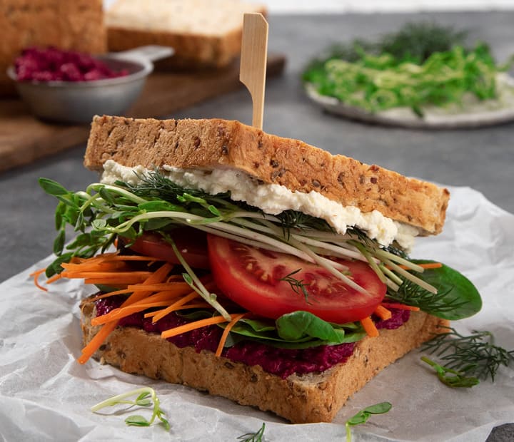 Handful of Health Salad Sandwich