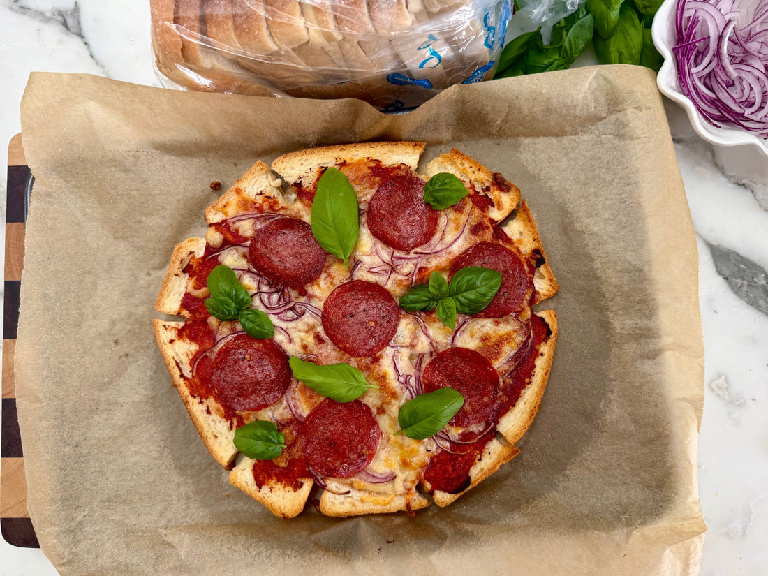 Tear & Share Pepperoni Pizza Bake Recipe