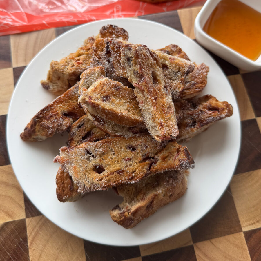 Apple & Cinnamon Hot Cross Bun Churros Recipe