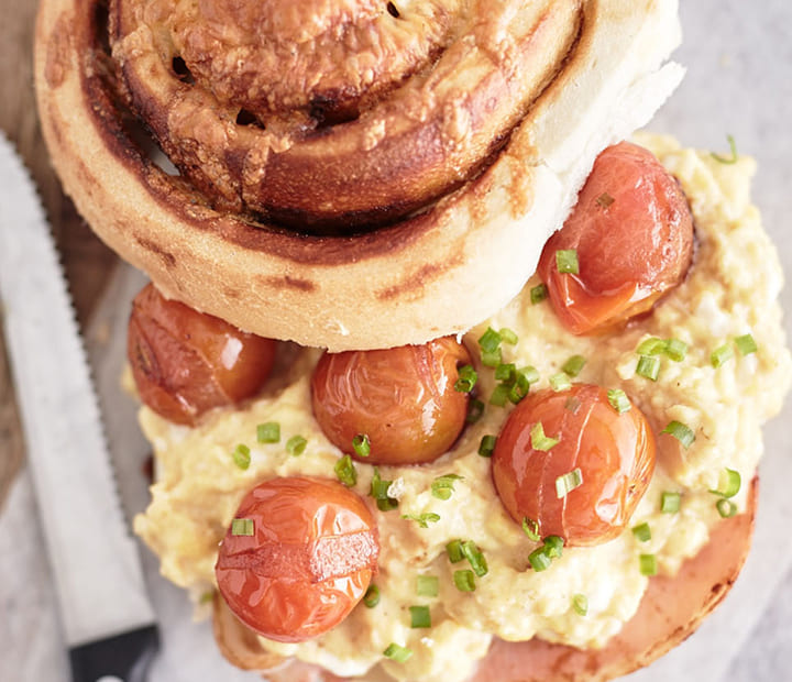 Layered Cheesymite Breakfast Bake