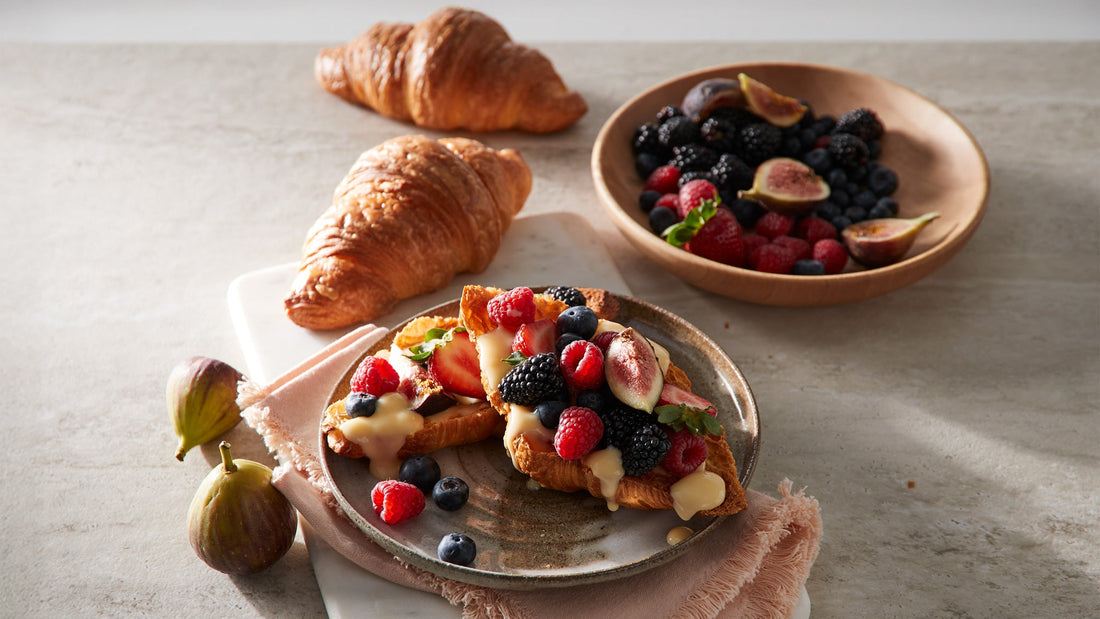 Loaded Custard & Berry Croissant Recipe