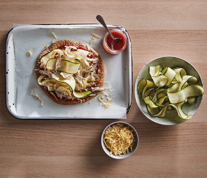 LowFOD™ Zucchini & Chicken Pizza