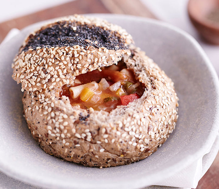 Minestrone Soup Bread Bowl