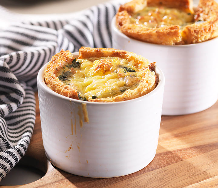 Mini Quiches Chia Crust