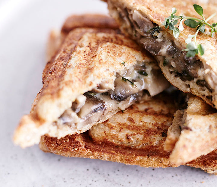 Mushroom and Mozzarella Jaffle