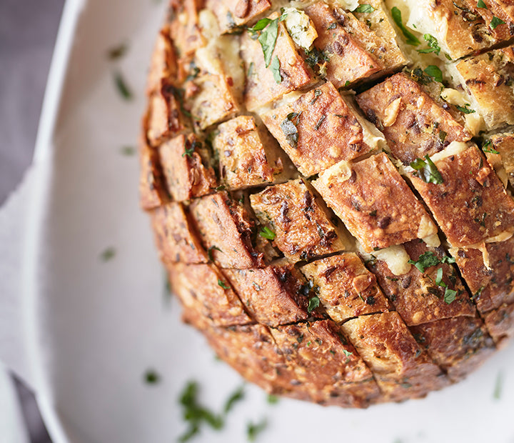 Parmesan Garlic Pull Apart Bread