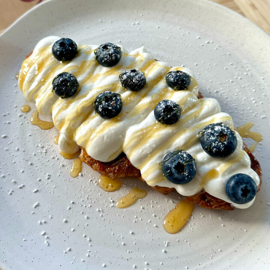 Ricotta & Blueberry Croffle Recipe