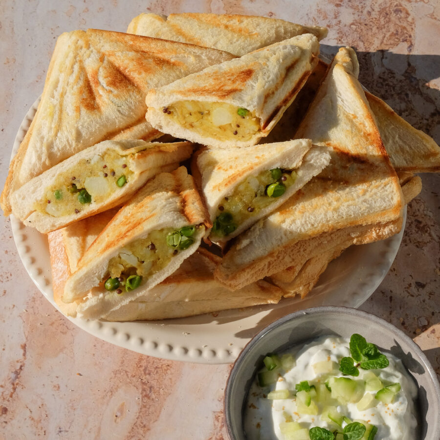 Samosa Jaffles Recipe