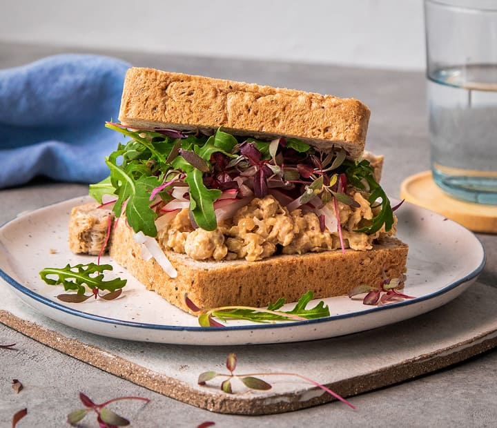 Smashed Chickpea Sandwich