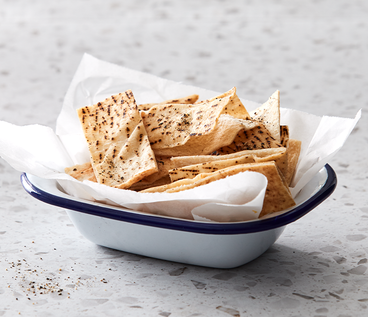 Wholemeal Lebanese Bread Chips Recipe