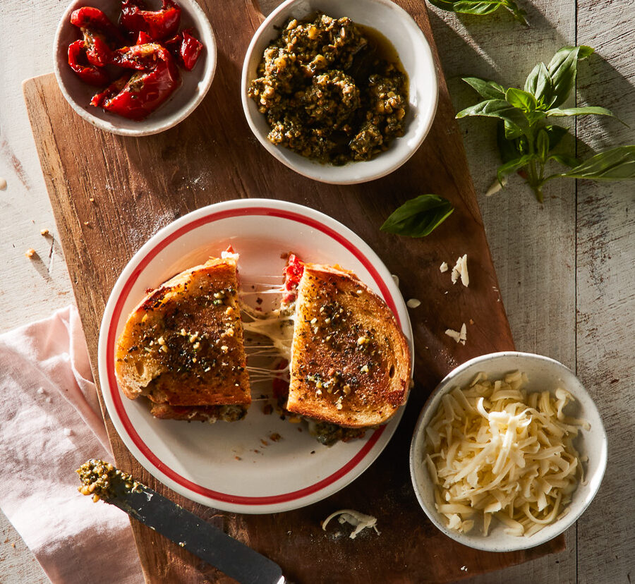 Pesto & Sundried Tomato Toastie Recipe