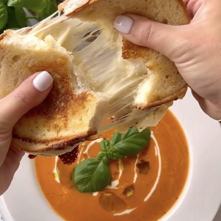 Tomato Soup & Sourdough Cheese Toasties Recipe