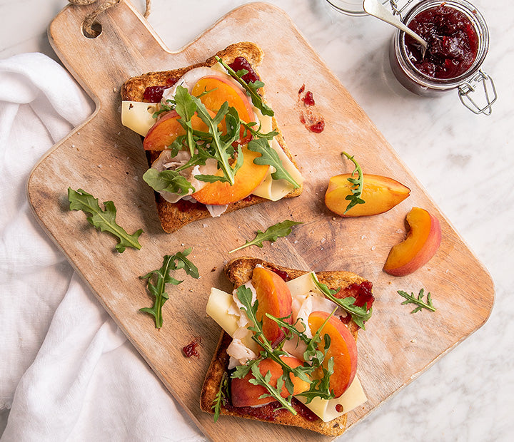 Turkey Peach Sandwich