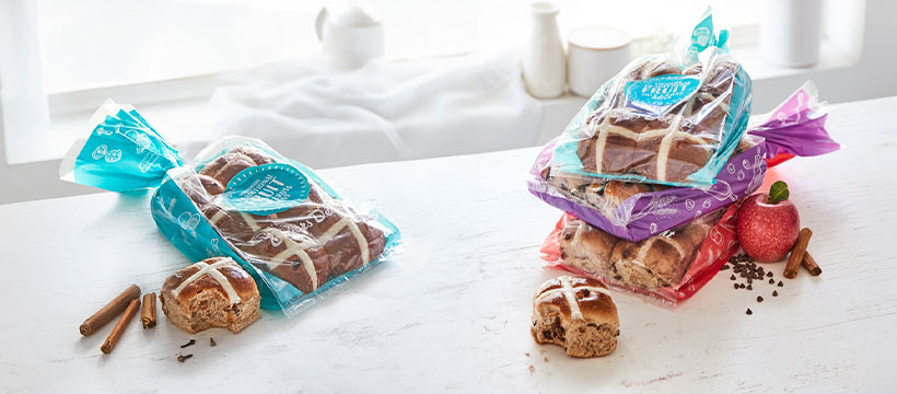 bakers delight hot cross buns 6 packs