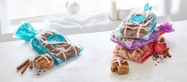 bakers delight hot cross buns 6 packs