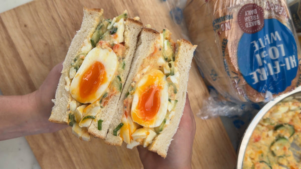 Viral Egg Potato Salad Sandwich Recipe
