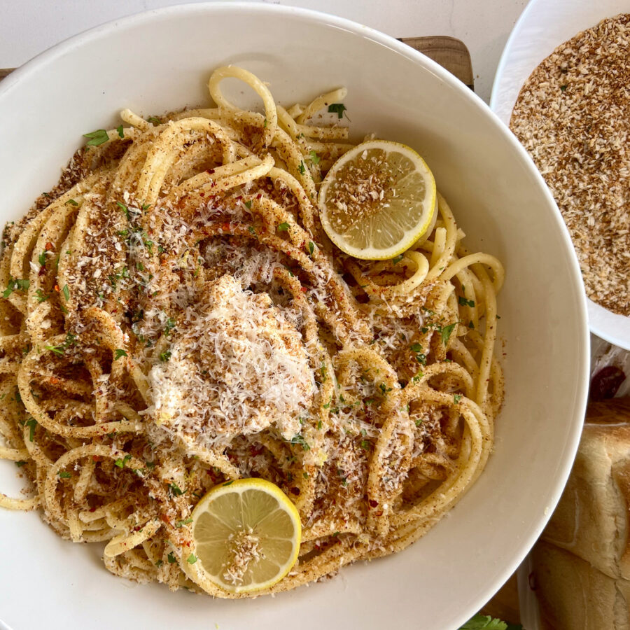 Lemon Pangrattato Pasta Recipe