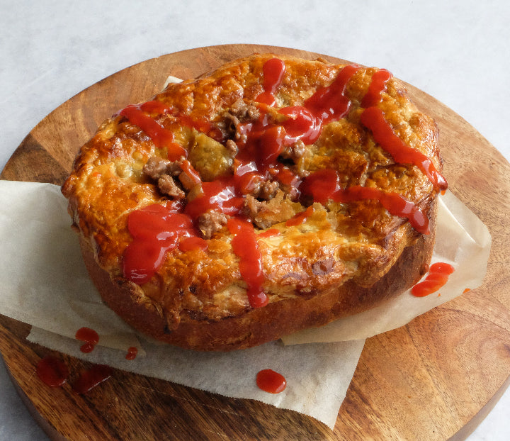 Meat Pie Cob Loaf Recipe