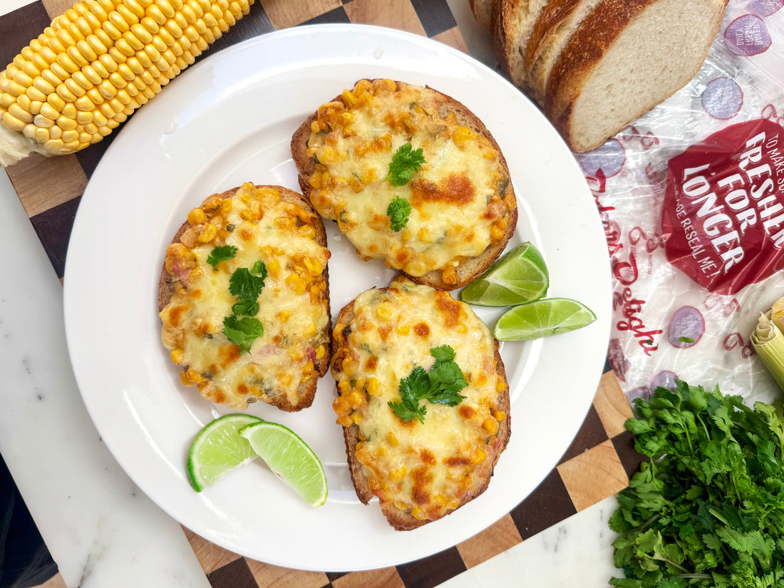 Mexican Street Corn Sourdough Toast Recipe