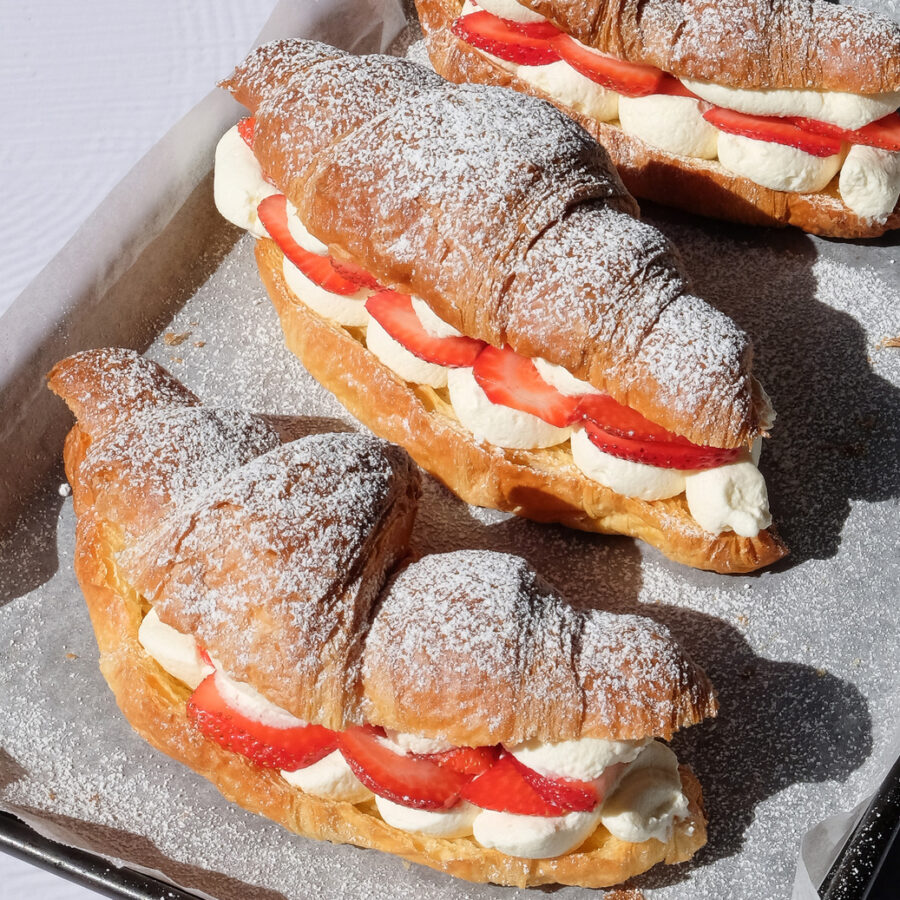 Strawberries and Cream Croissant Recipe