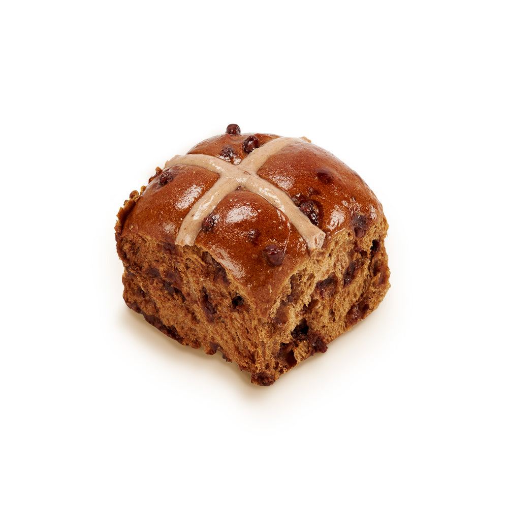 Mocha Hot Cross Bun