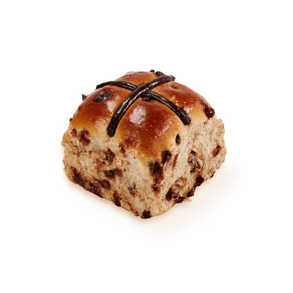 Choc Chip Hot Cross Bun