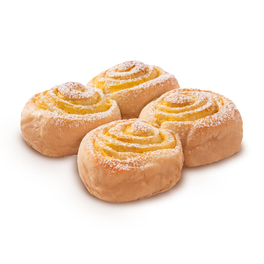 Mini Custard Scroll 4 Pack
