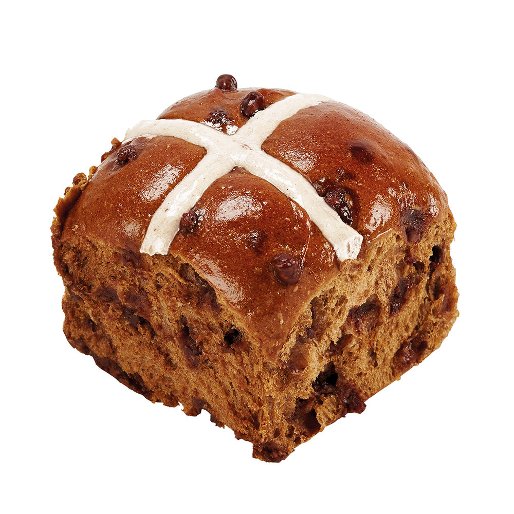 Mocha Hot Cross Bun