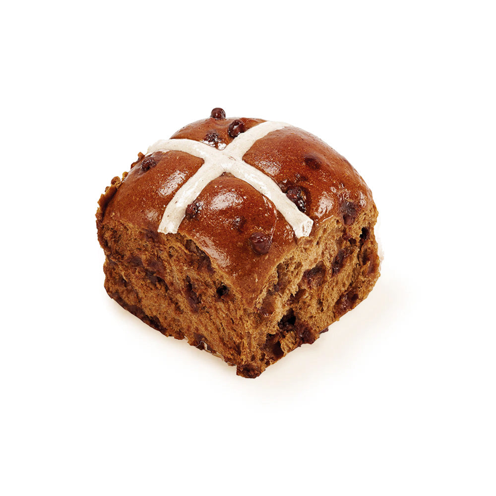 Mocha Hot Cross Bun
