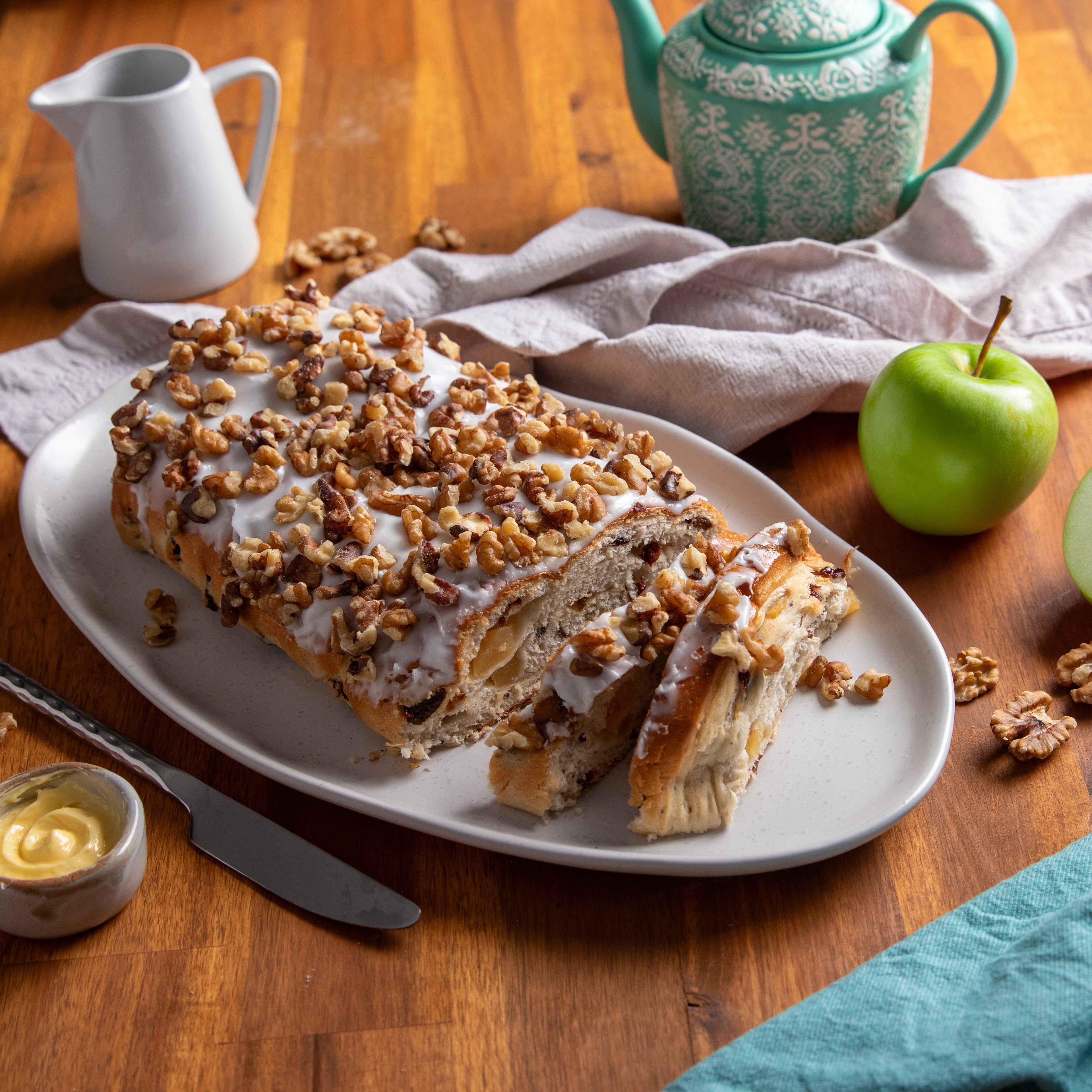Apple & Walnut Log