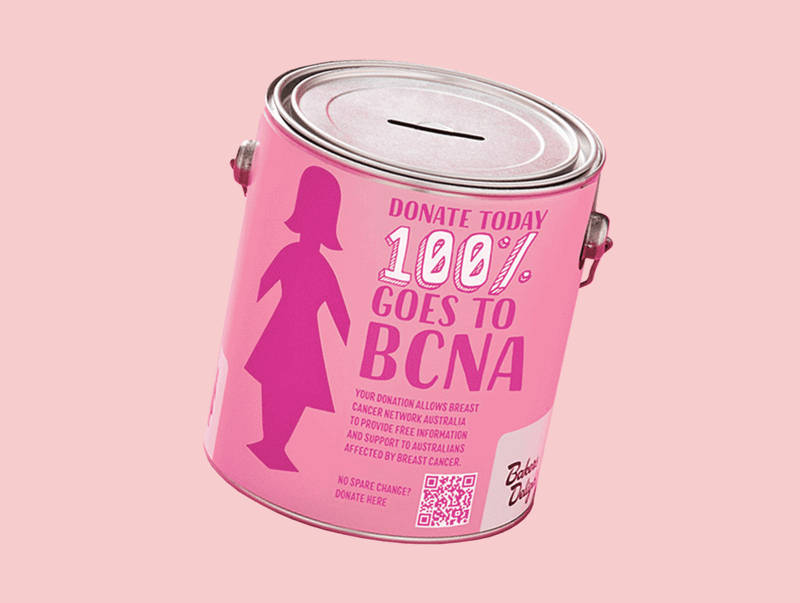 100% of funds goes to BCNA Donation Tin