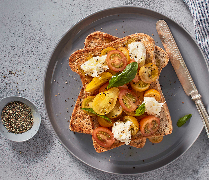 Beetroot Chickpea Fancy Toast Recipe | Bakers Delight